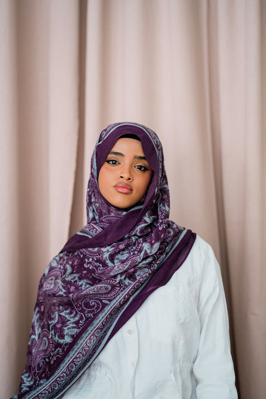 PLUM PAISLEY