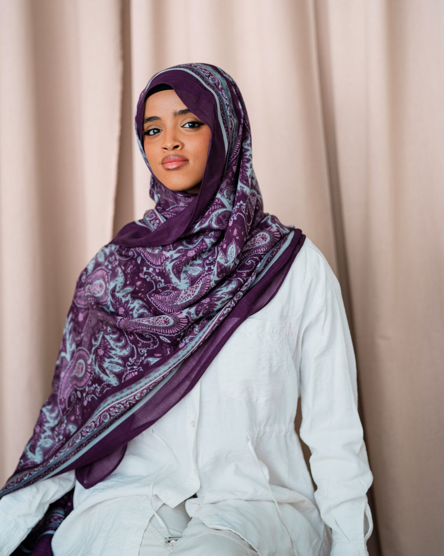 PLUM PAISLEY