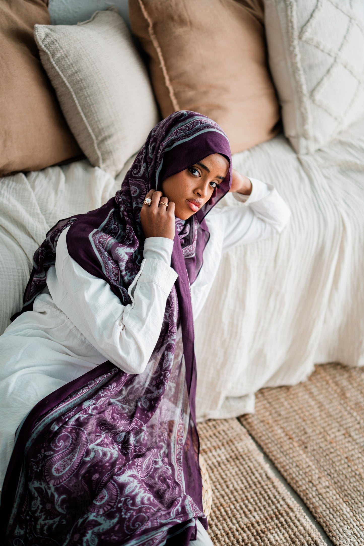 PLUM PAISLEY